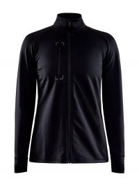 Midlayer Jacke Damen Schwarz